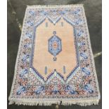A vintage interior rug made in Morocco [193x128cm]