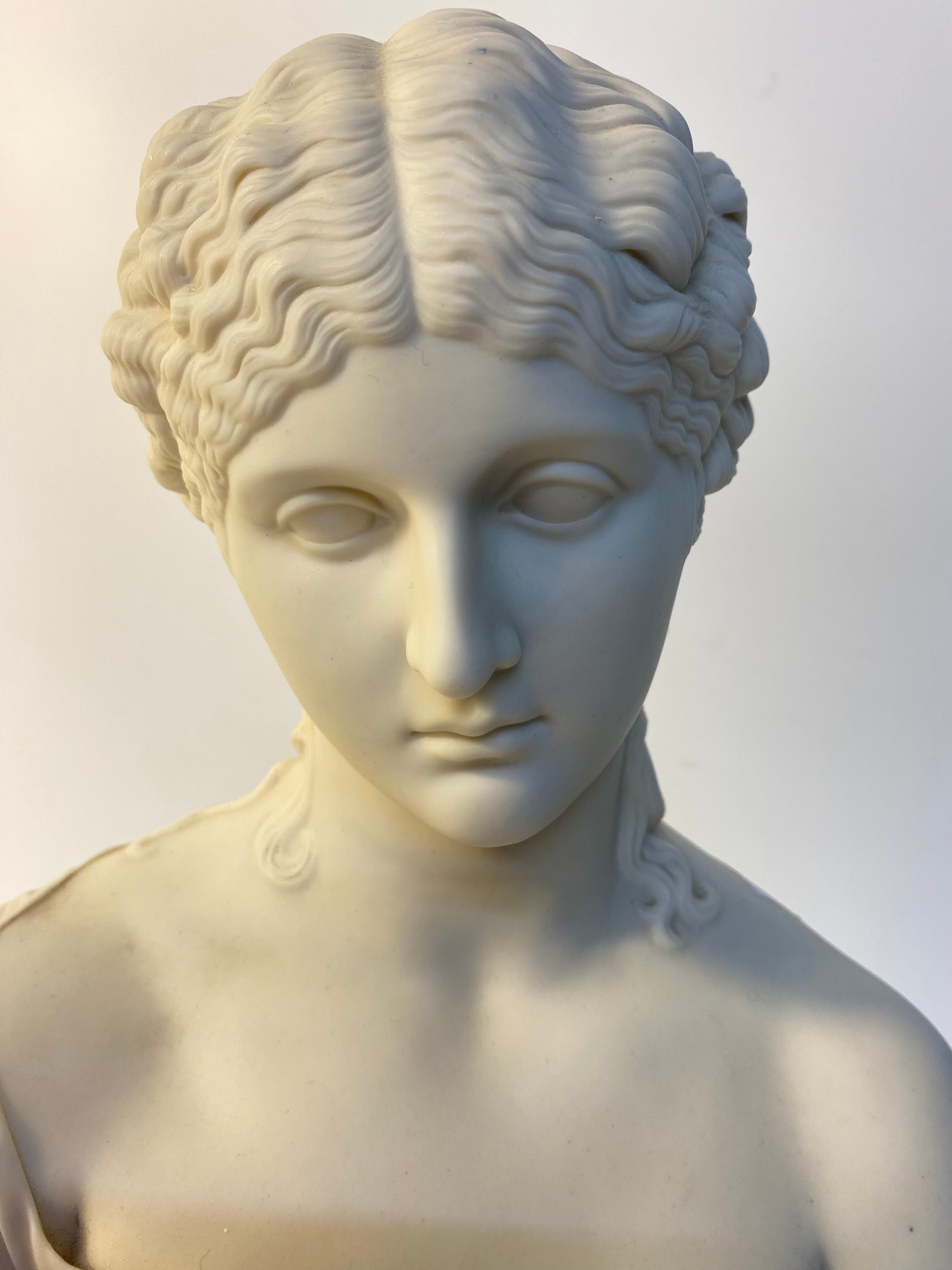 Parian Ware Bust Of Clytie Sculpted By C. Delpech [24x33cm] - Image 2 of 5