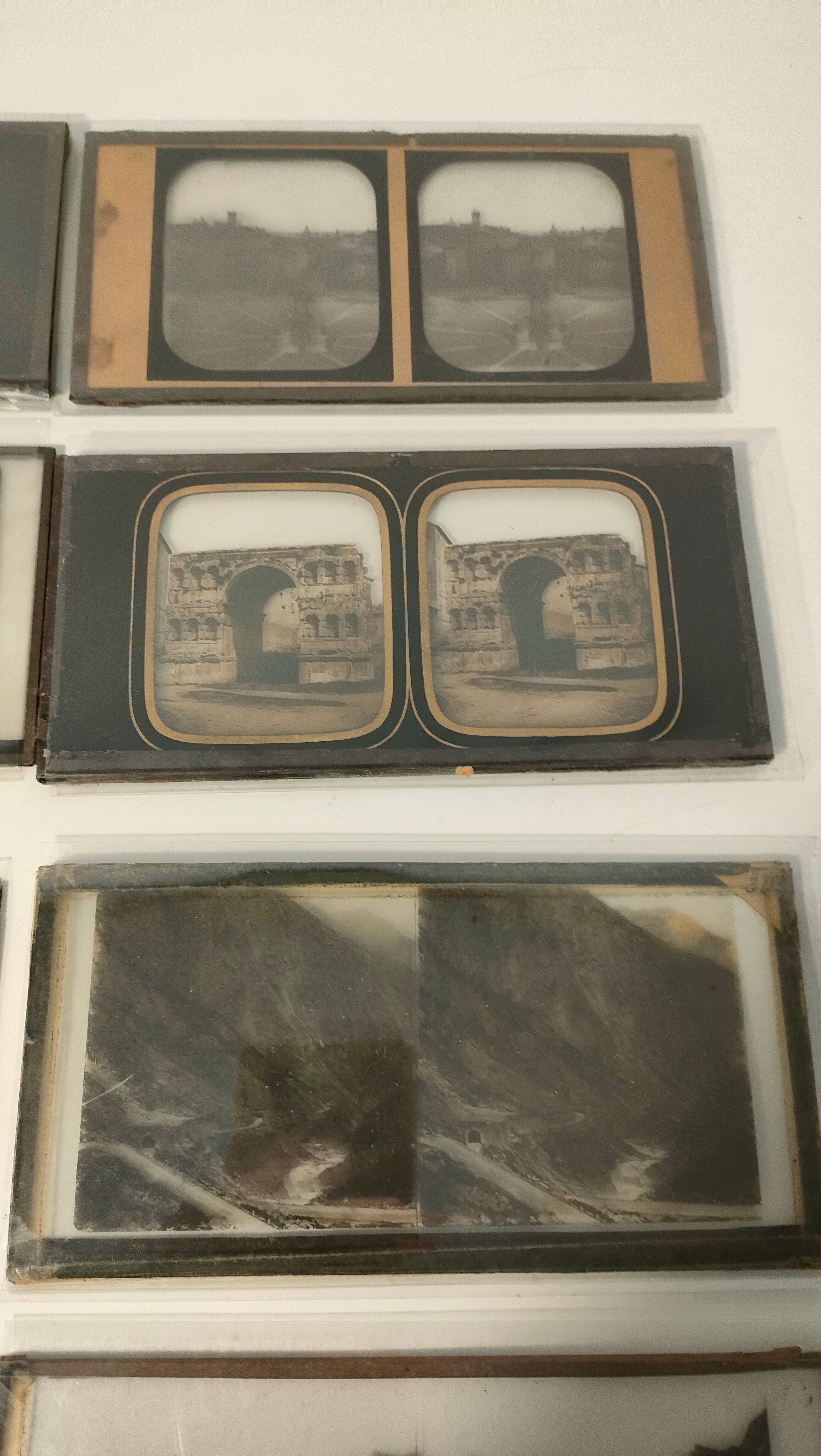 Collection of ten Victorian glass stereoviews - Image 4 of 5