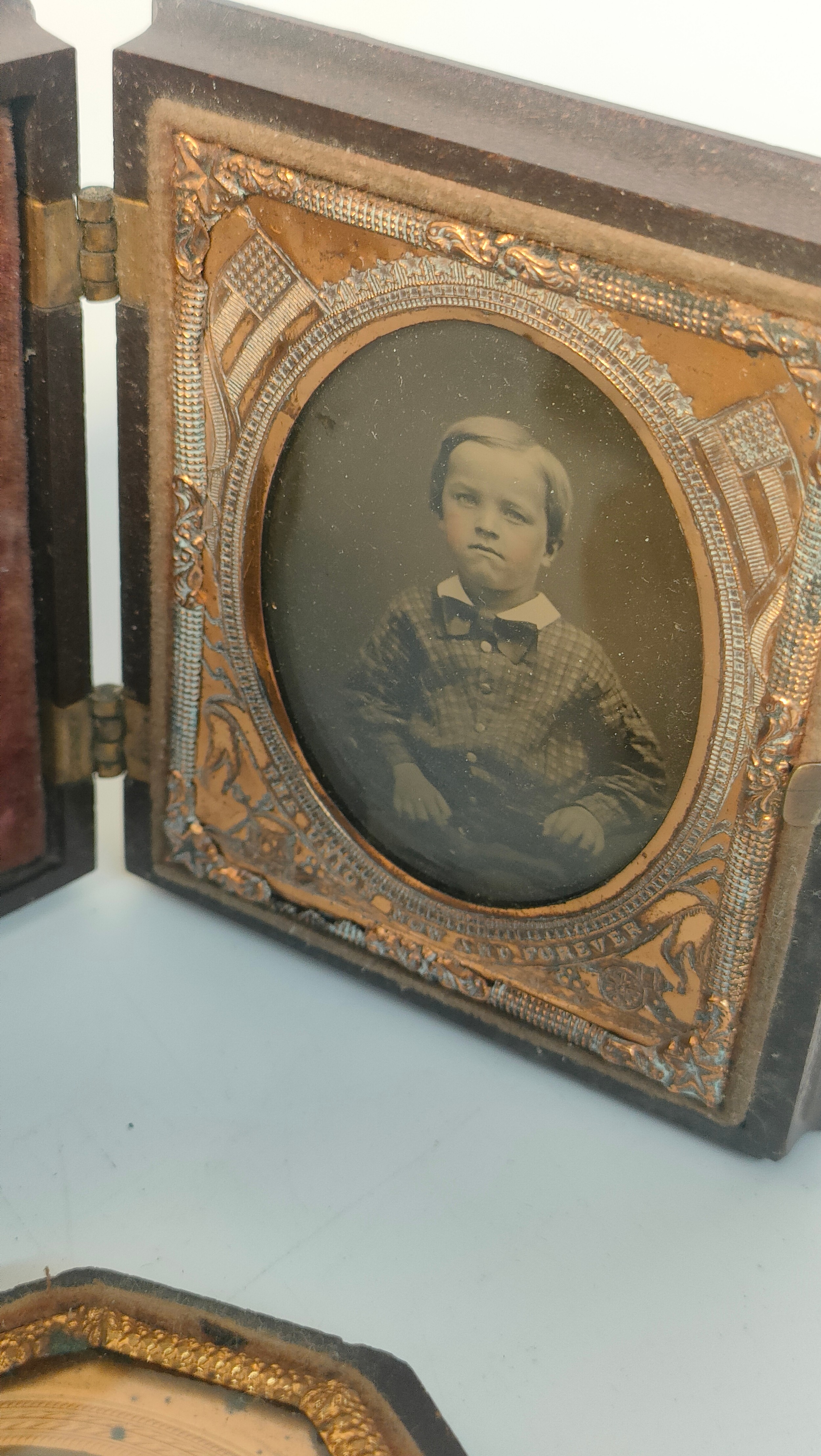 Five 19th century ambrotype portraits in fitted frames - Image 3 of 6