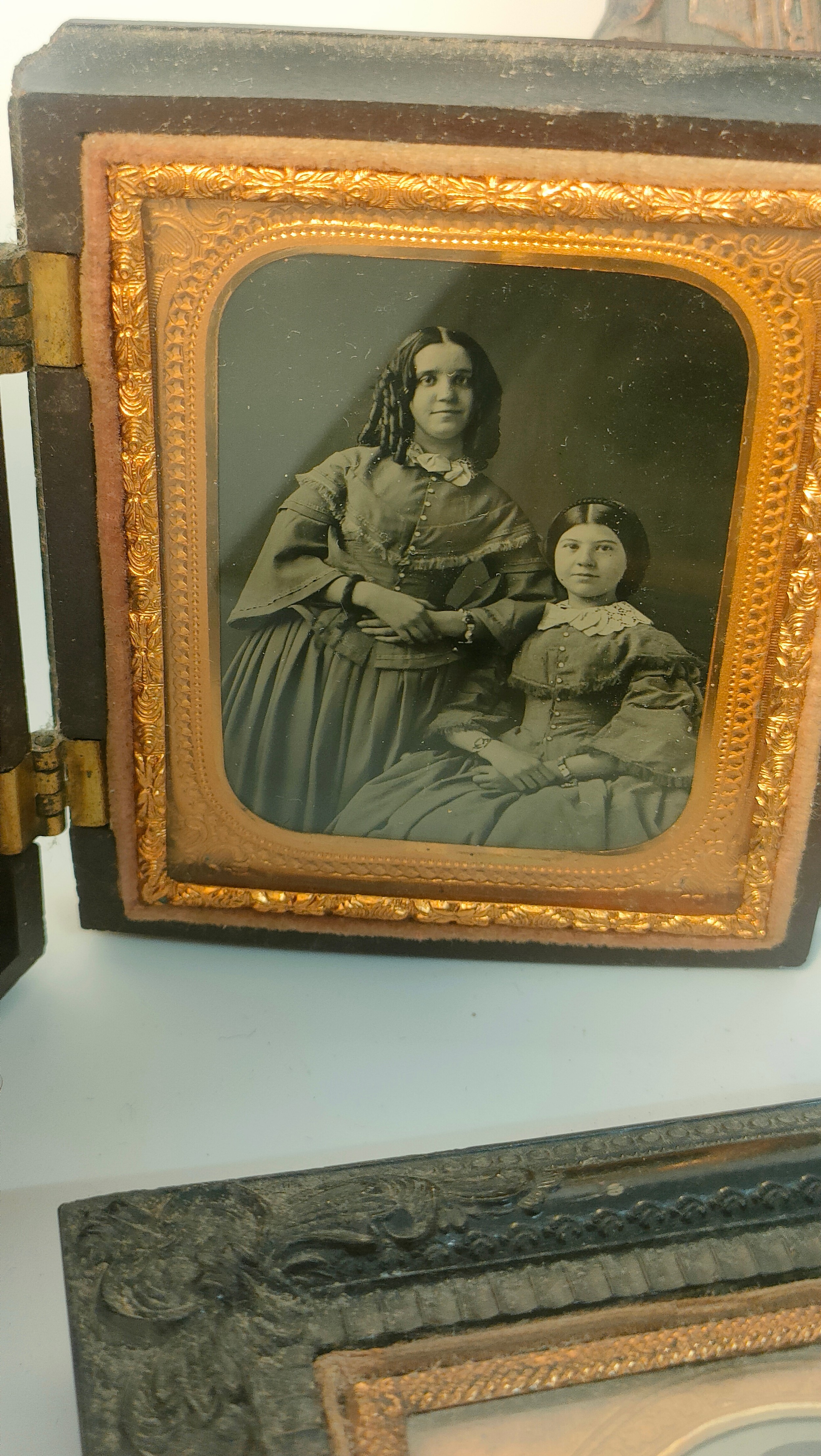 Five 19th century ambrotype portraits in fitted frames - Image 6 of 6