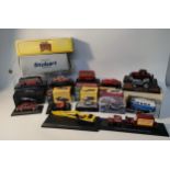 Collection of various lorry & sport cars models; Stobart komatsu hydraulic excavator, The greatest