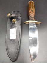 US Military limited edition dagger with leather sheath, Smith & Wesson