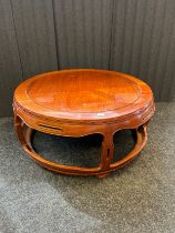 Chinese Rosewood circular coffee table