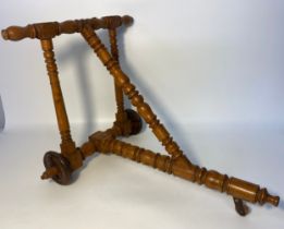 19th century oak baby walker