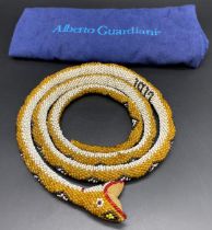 Vintage jeweled snake accessory, 1917 [124.5cm]
