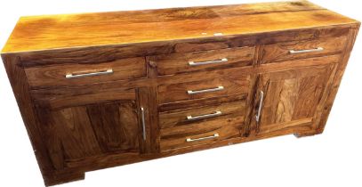 Contemporary Indian Sheesham sideboard [175x77x50cm]