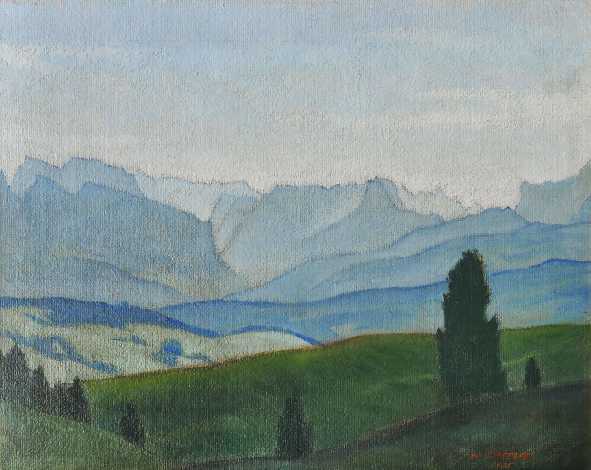 Hans Staffler - Seiseralpe, 1935