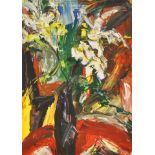 Oswald Kollreider - Blumen in Vase, 1965