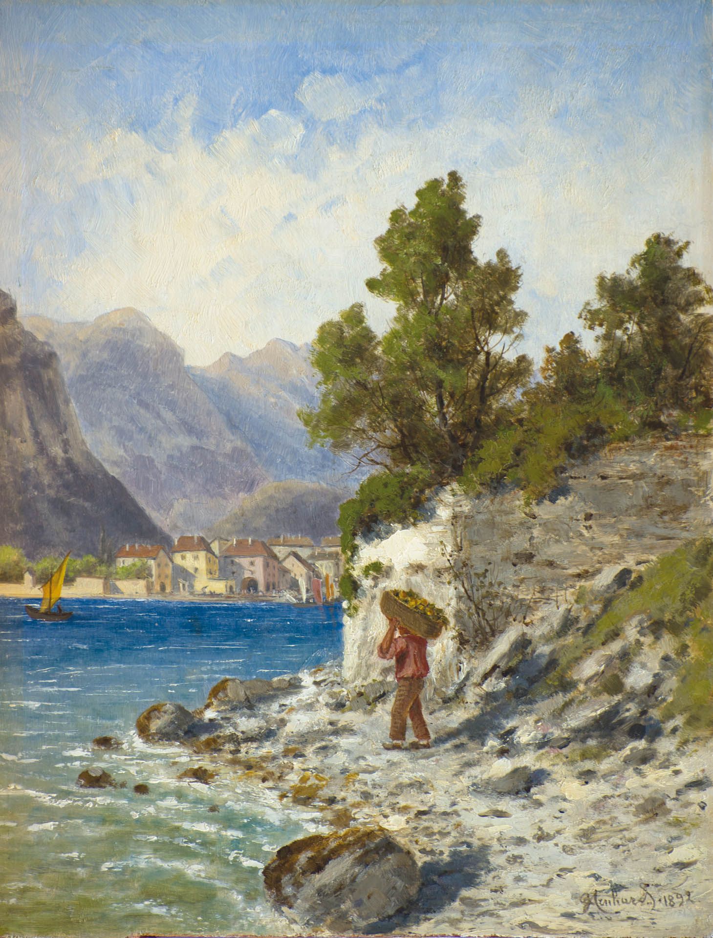 Gabriele Arnhardt-Deininger - Torbole am Gardasee, 1892