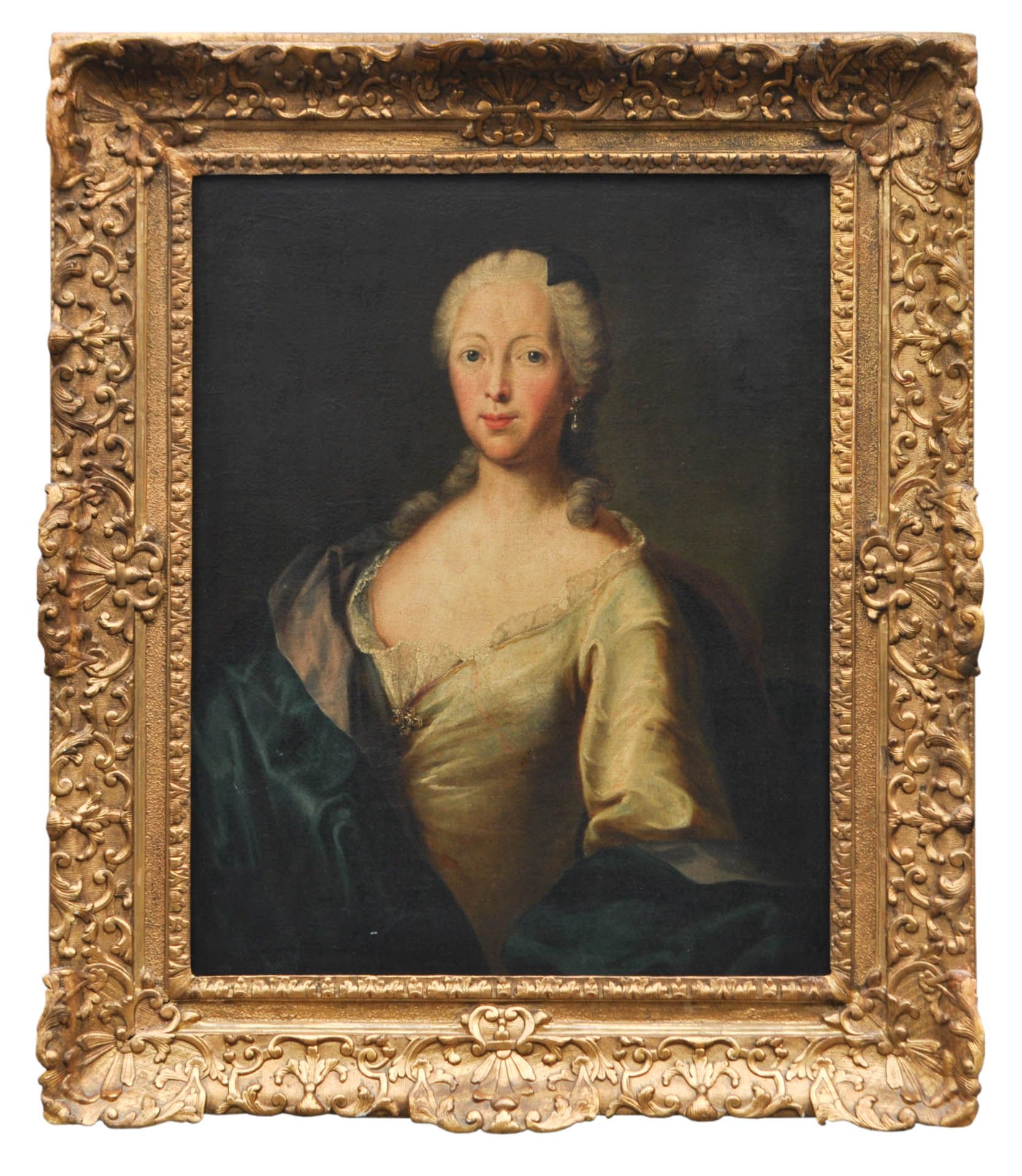 Maler um 1750/Pittore del 1750 ca. - Bildnis einer jungen Dame