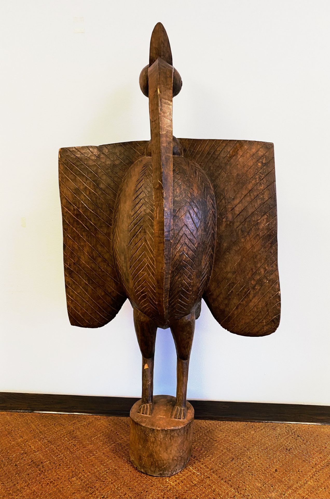 Sculpture d'oiseau Calao du Congo - Bild 3 aus 5
