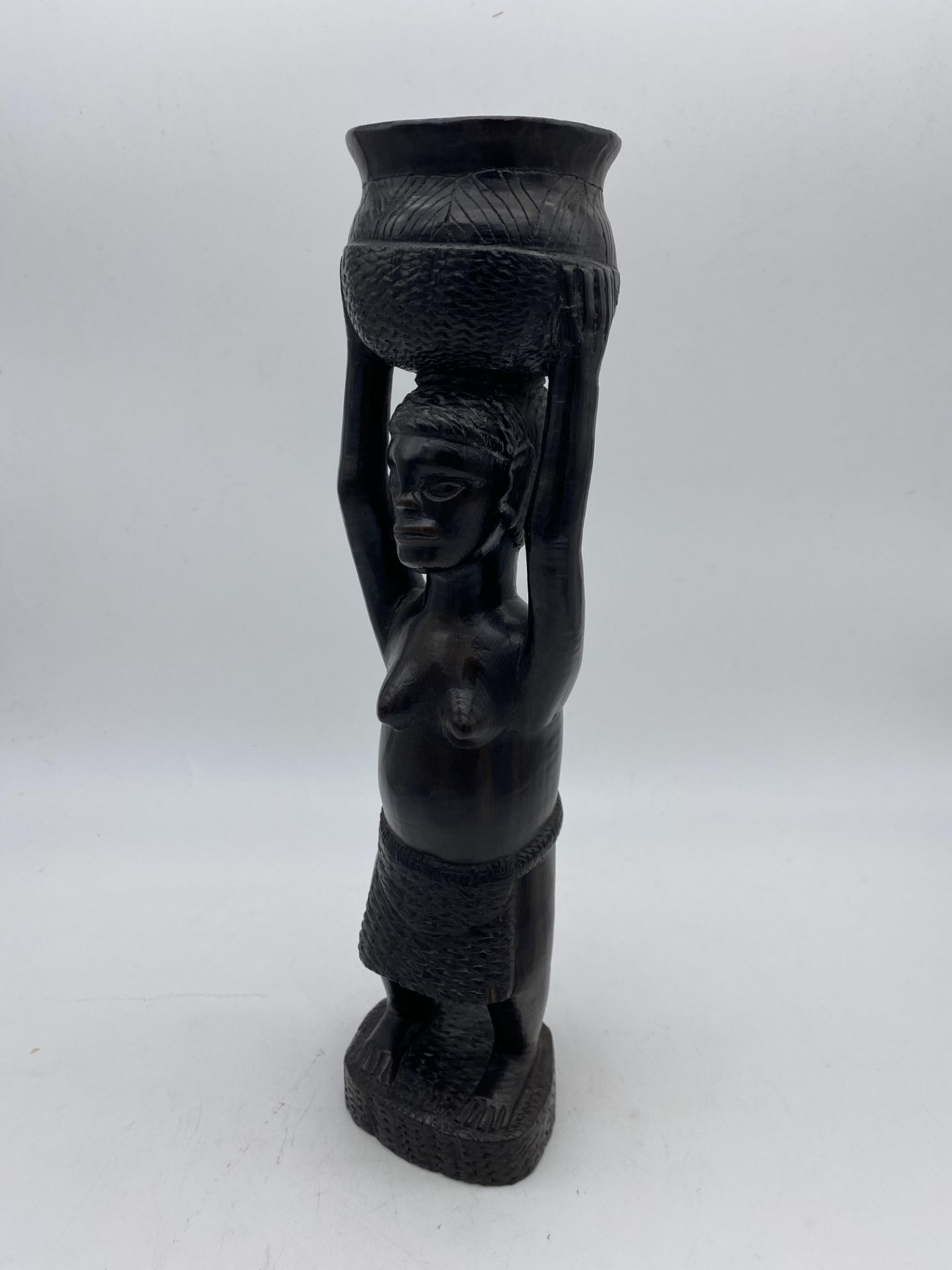 Statuette Africaine en bois - Bild 2 aus 2
