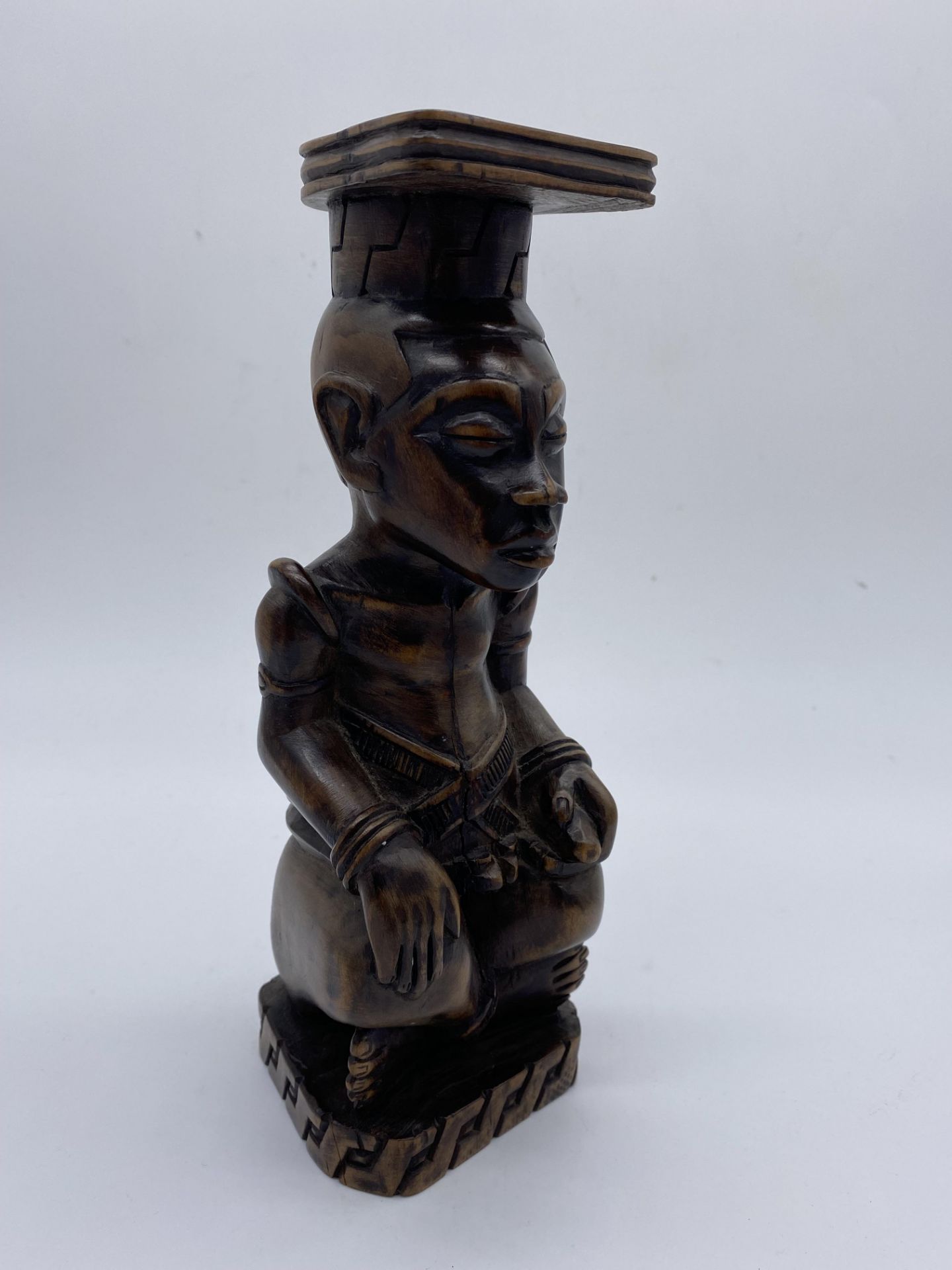 Statuette en bois Africaine - Bild 3 aus 3