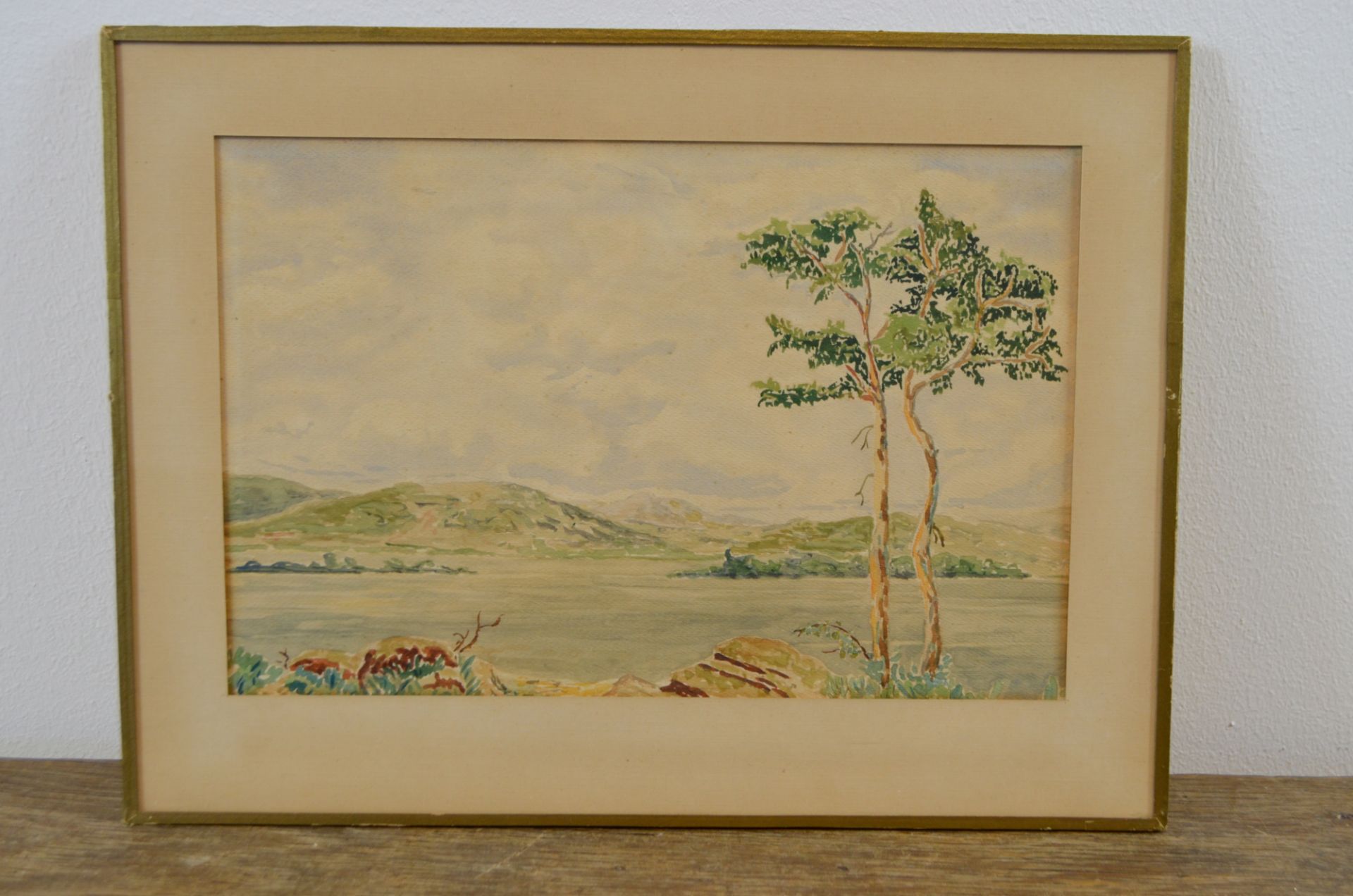 Lot 2 Aquarelles "Lisala sur le fleuve Congo" - Image 4 of 4