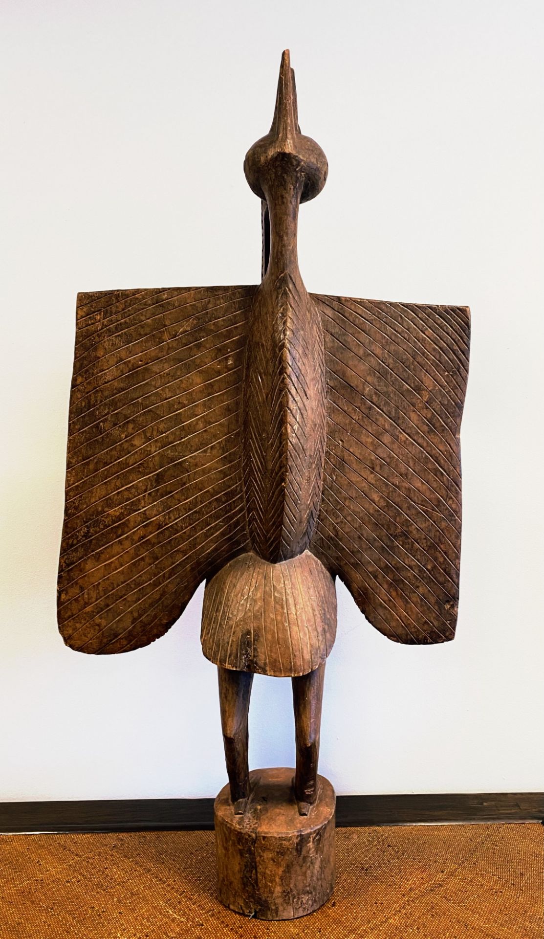 Sculpture d'oiseau Calao du Congo - Bild 4 aus 5
