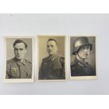 WW2 Allemagne - Heer Lot de 3 portraits