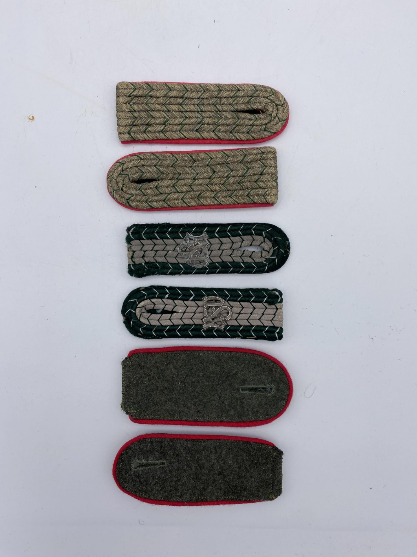 WW2 - Allemagne - Lot de 3 paires d'épaulettes