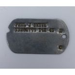 WW2 - US - Dogtag