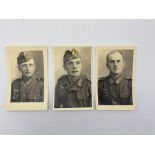 WW2 Allemagne - Heer Lot de 3 portraits