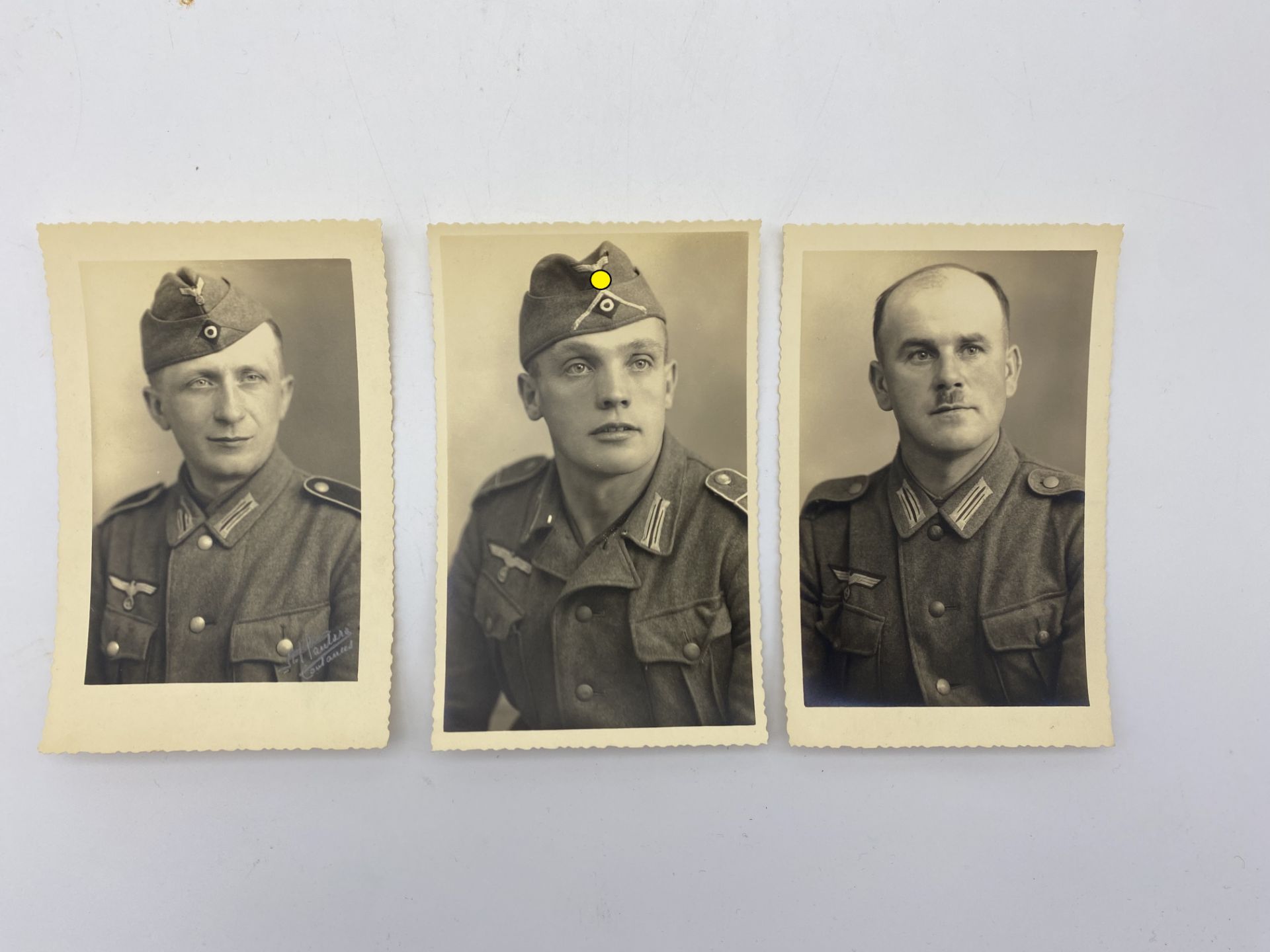 WW2 Allemagne - Heer Lot de 3 portraits