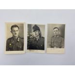 WW2 Allemagne - Heer Lot de 3 portraits