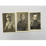 WW2 Allemagne - Heer Lot de 3 portraits