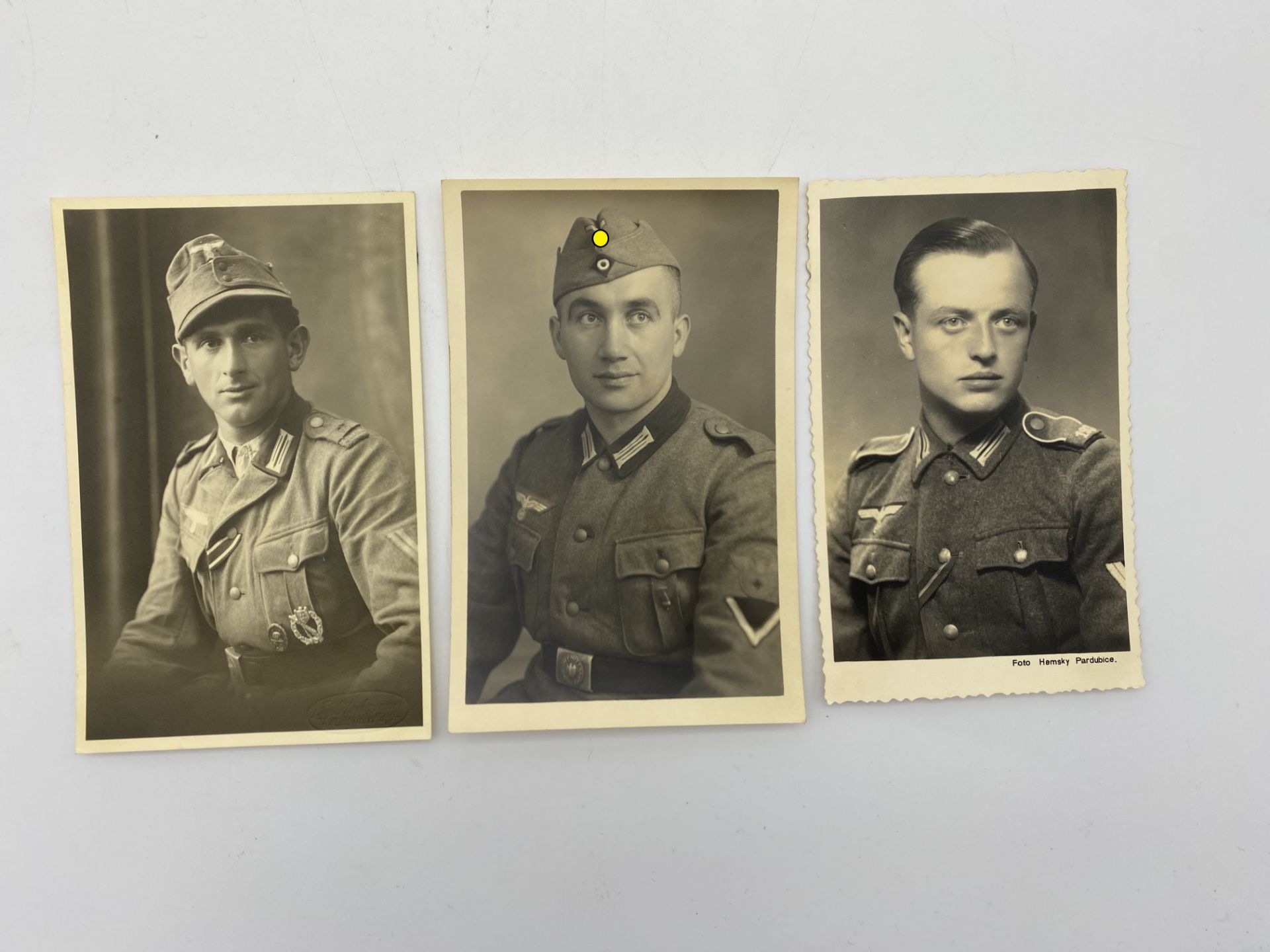 WW2 Allemagne - Heer Lot de 3 portraits