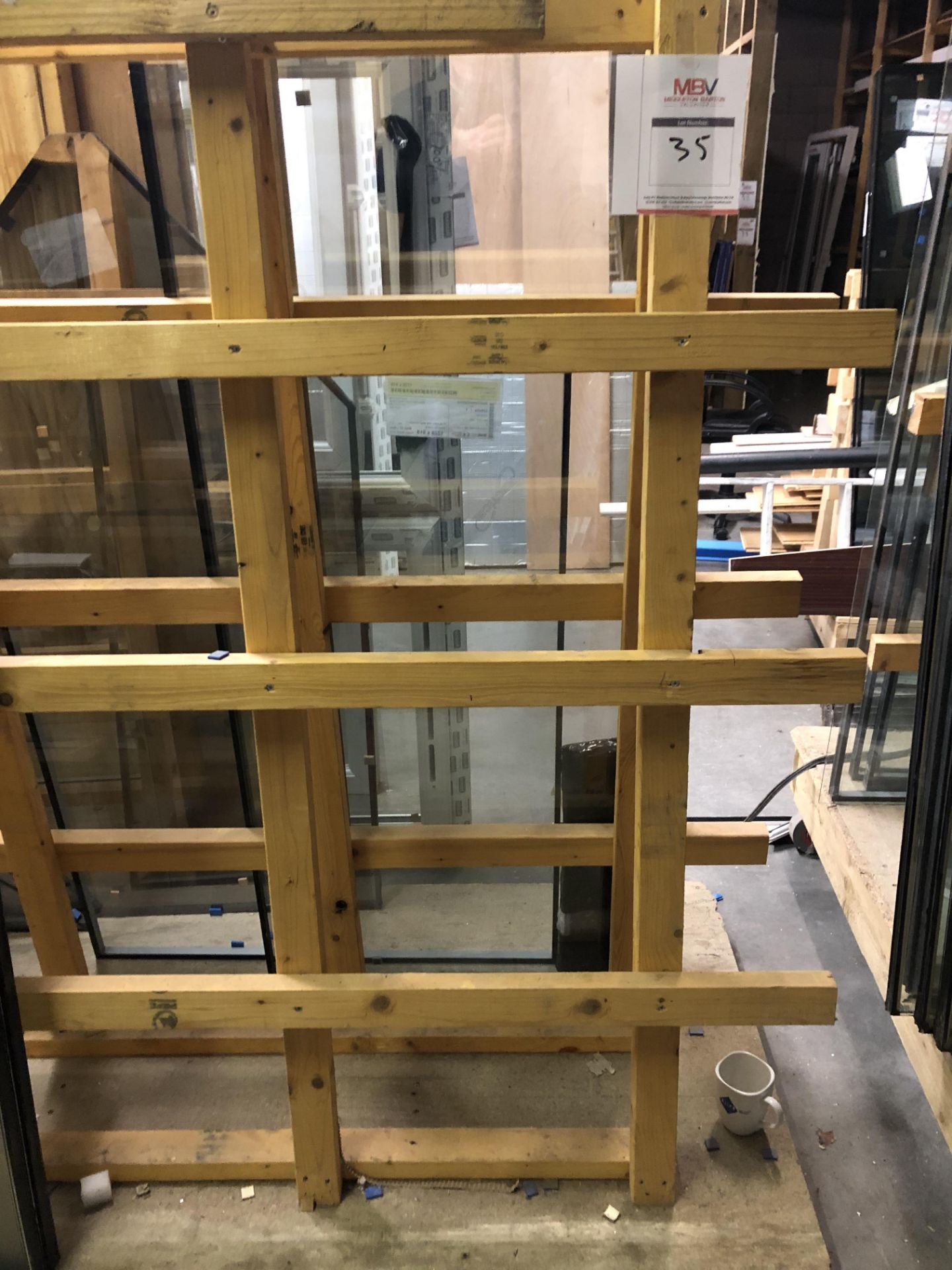 Wooden A-Frame racks