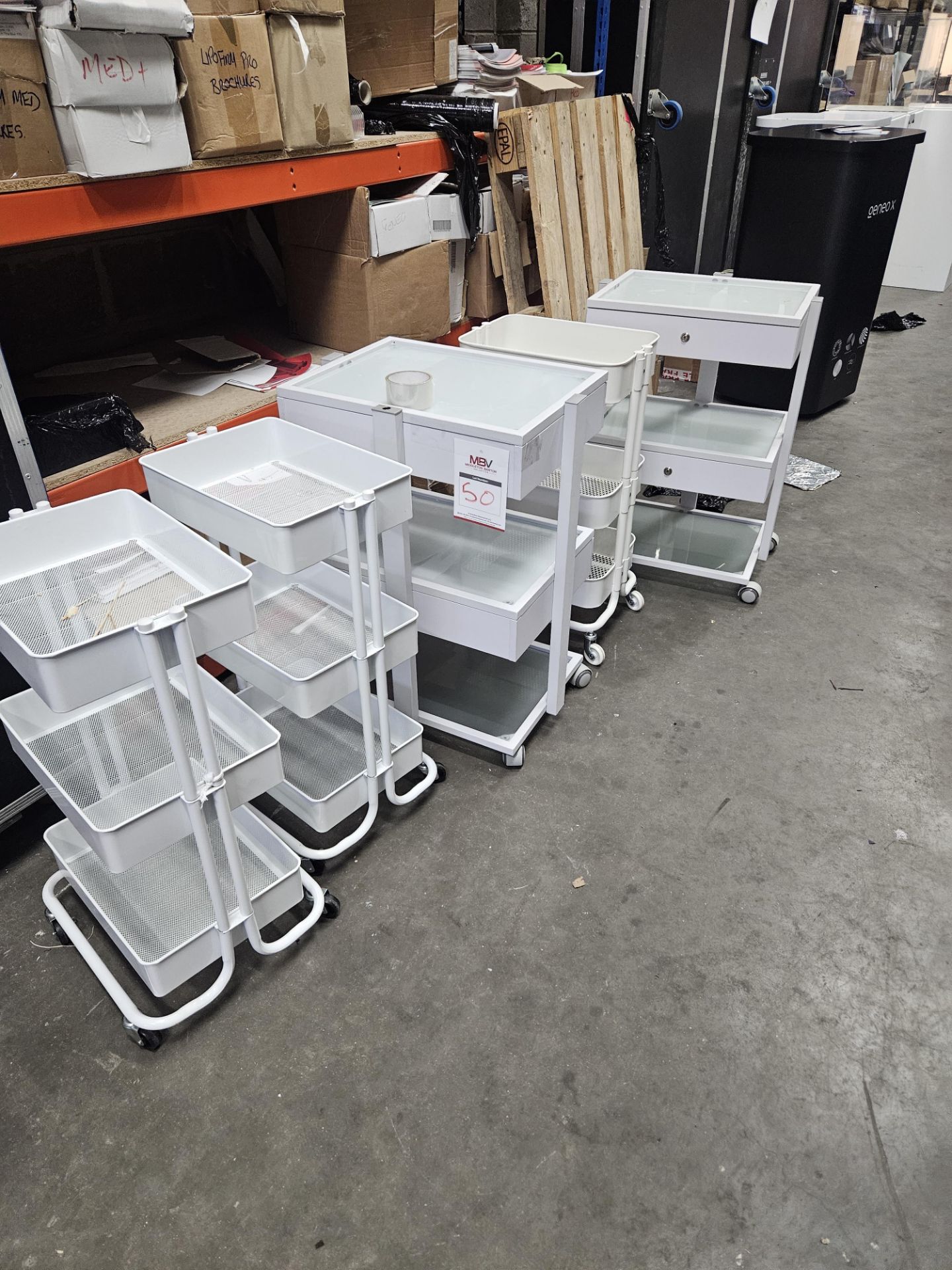 5 x Trolleys of Various Sizes