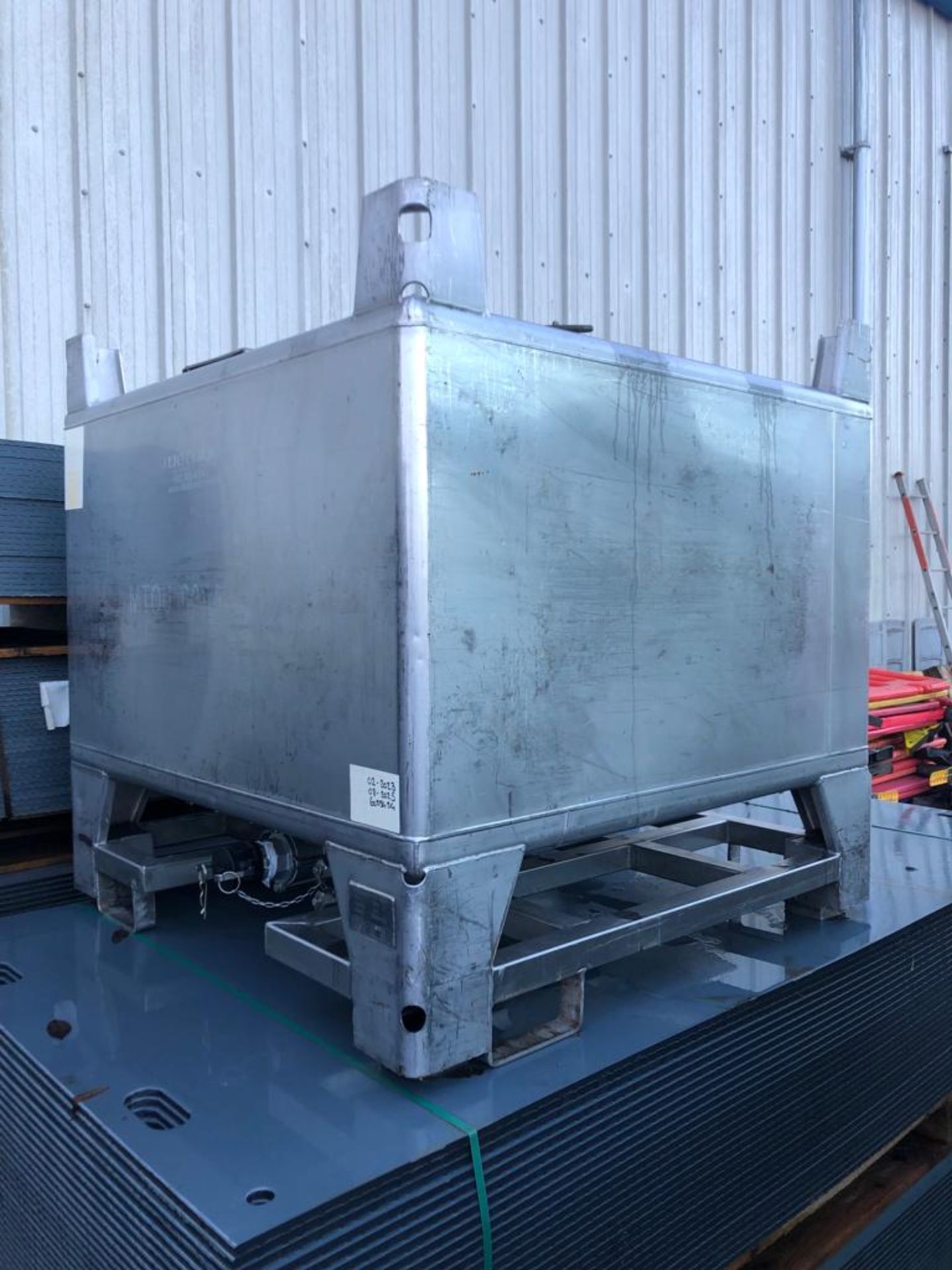 5 x Metano 1,000 ltr Stainless Steel Food Grade IBC - Image 11 of 14