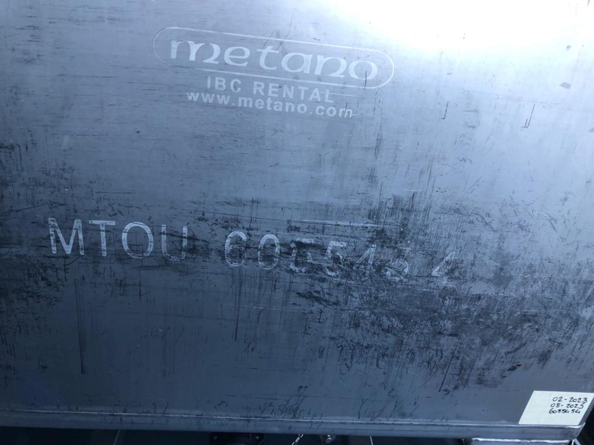 5 x Metano 1,000 ltr Stainless Steel Food Grade IBC - Image 7 of 14