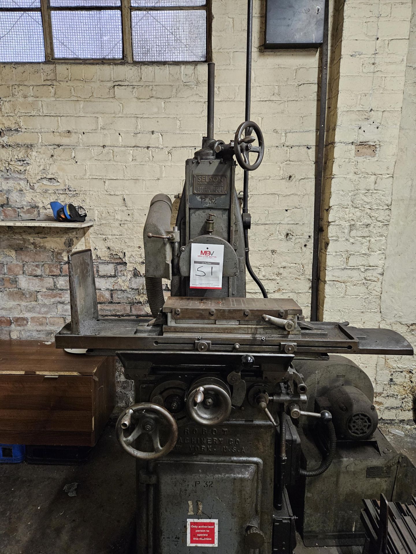 Selson Mfg Co 02/972 Surface Grinder