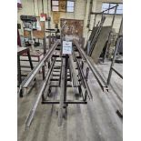 Assortment Of Steel Frame Cuts And Trolley