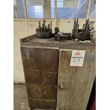 2 Steel Cabinets And Contents Of Assorted Drill Bits