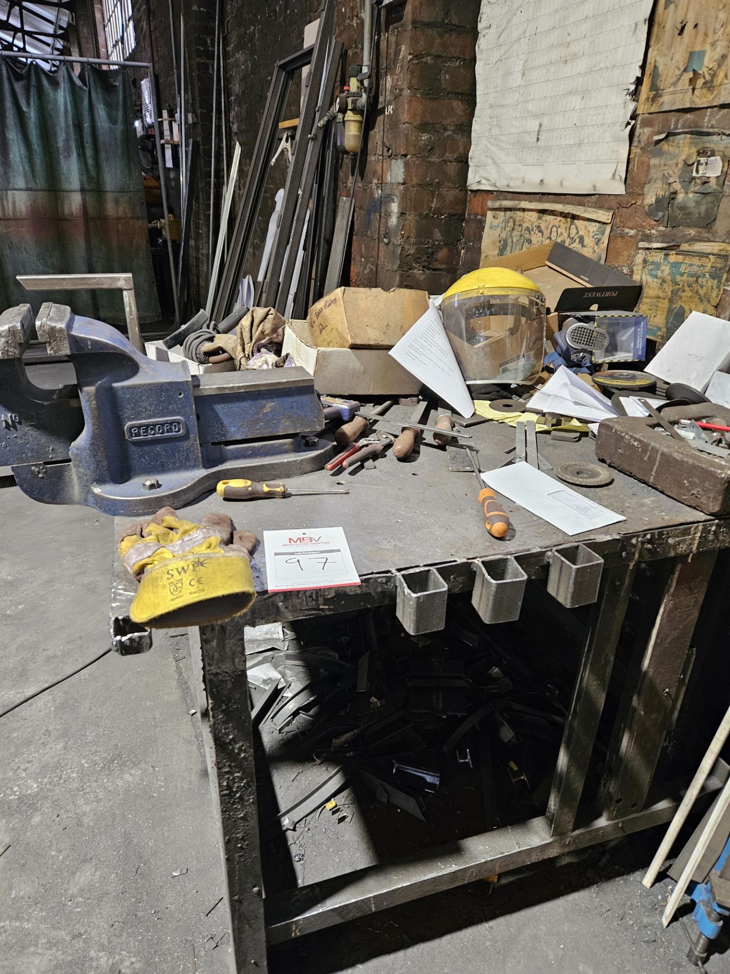 Steel Workbench Plus Contents