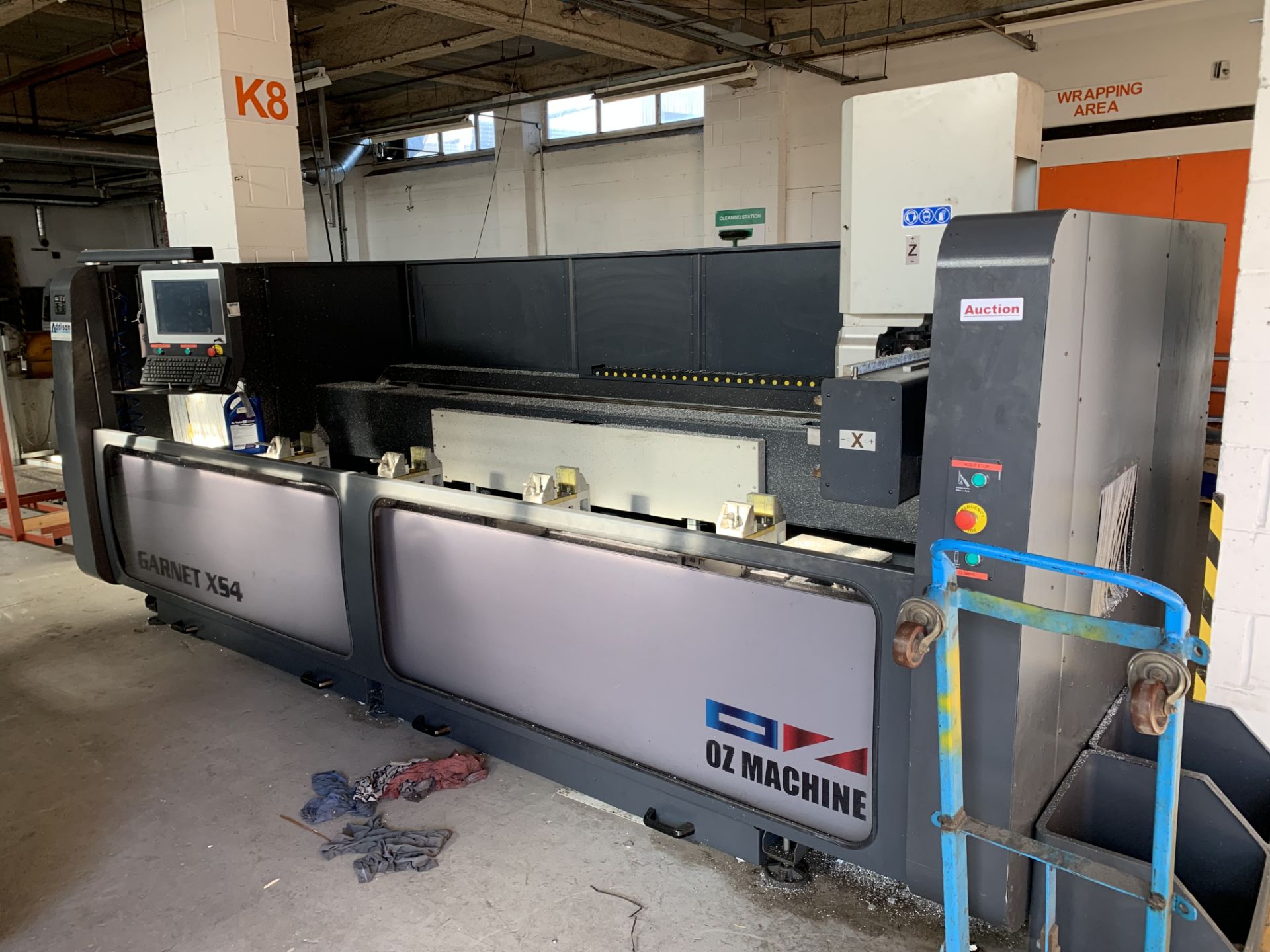 (2018) Ozcelik Machine Co. Garnet XS4 CNC Controlled Profiling Machining Centre, 4 Axis