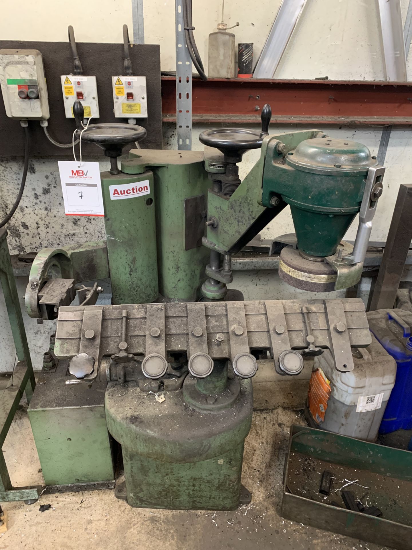 Keller Nevas Swing Arm Disc Grinder