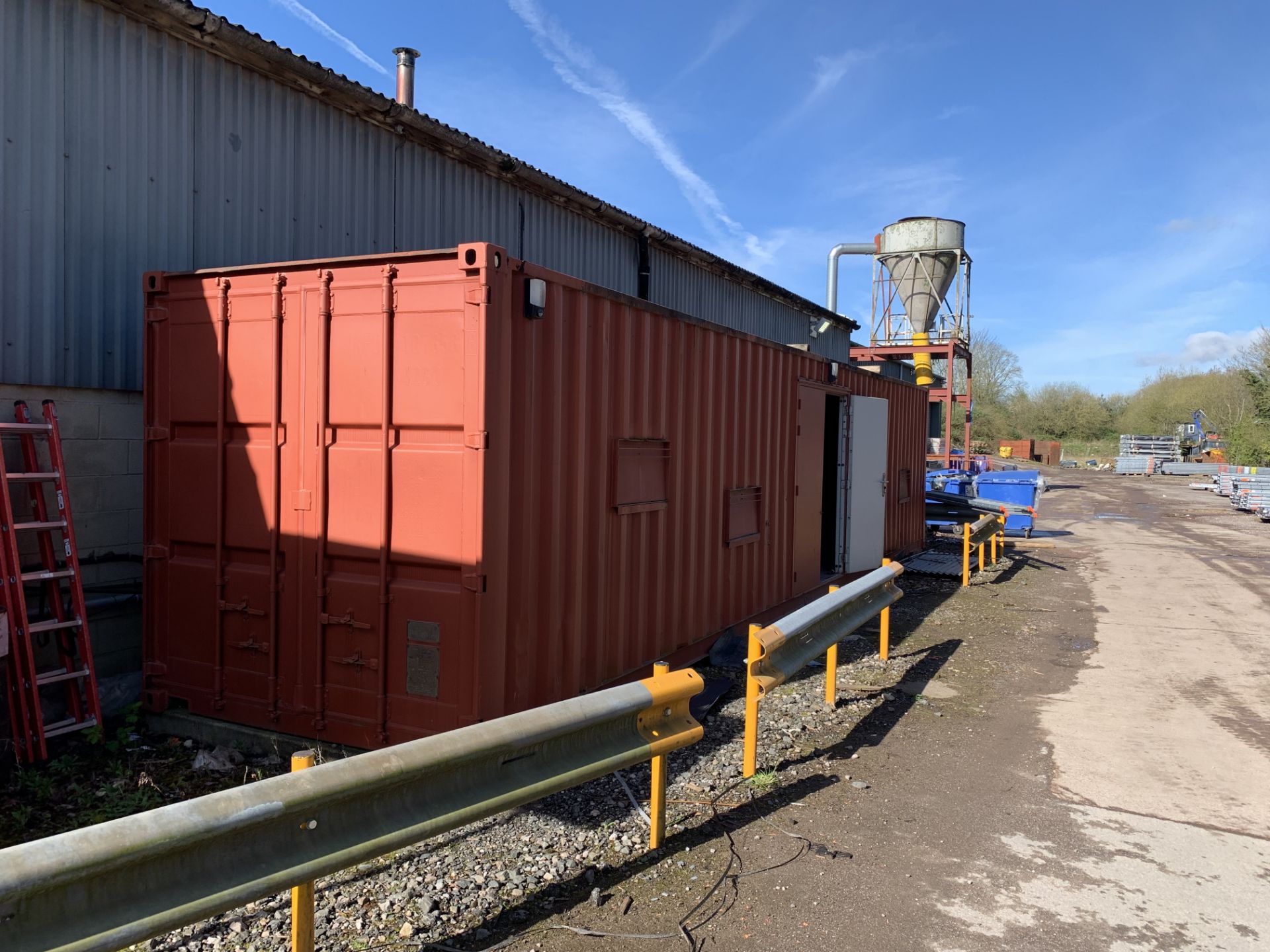 40ft Container converted to Compressor Room / Workshop (Not Including Contents)