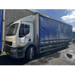 (2011) DAF FA LF55.220 18t 2-Axle Rigid Curtainside c/w Tailift, Registration MX11 DYN