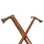Two minig axes / hatchets, Harz, Germany, 20th century