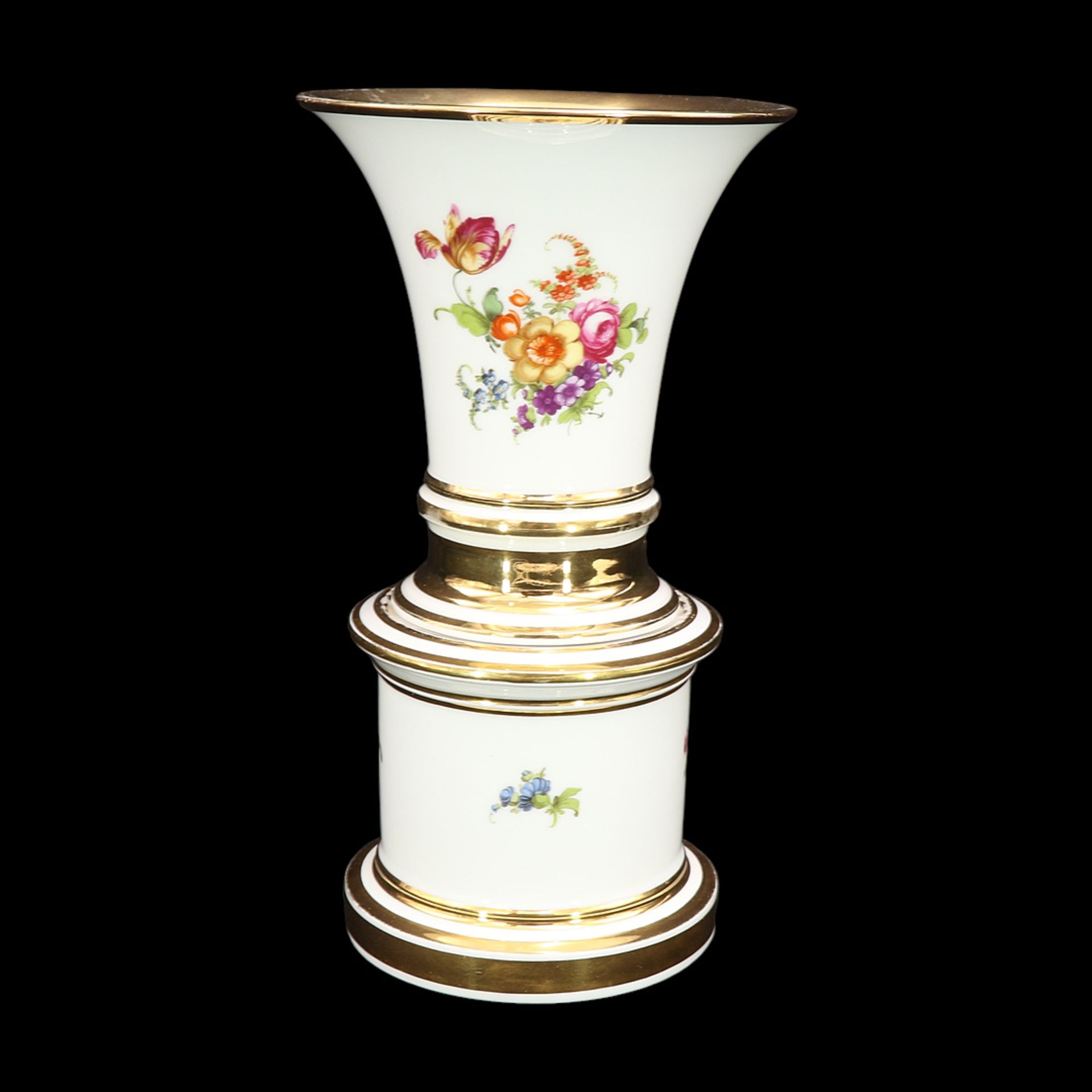 Fürstenberg Vase mit Postament - Bild 2 aus 3