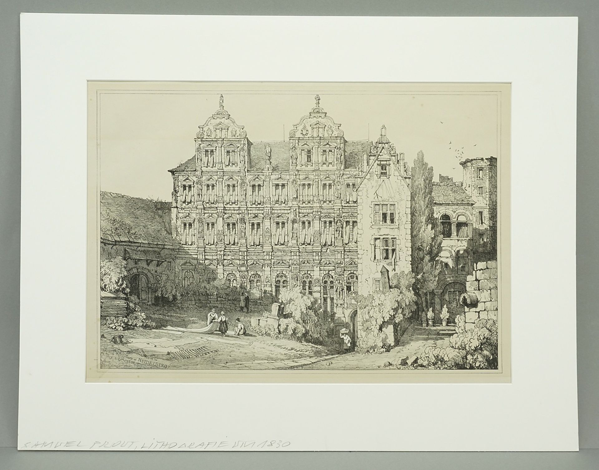 Samuel Prout,  Teilansicht des Heidelberger Schlosses - Bild 2 aus 3