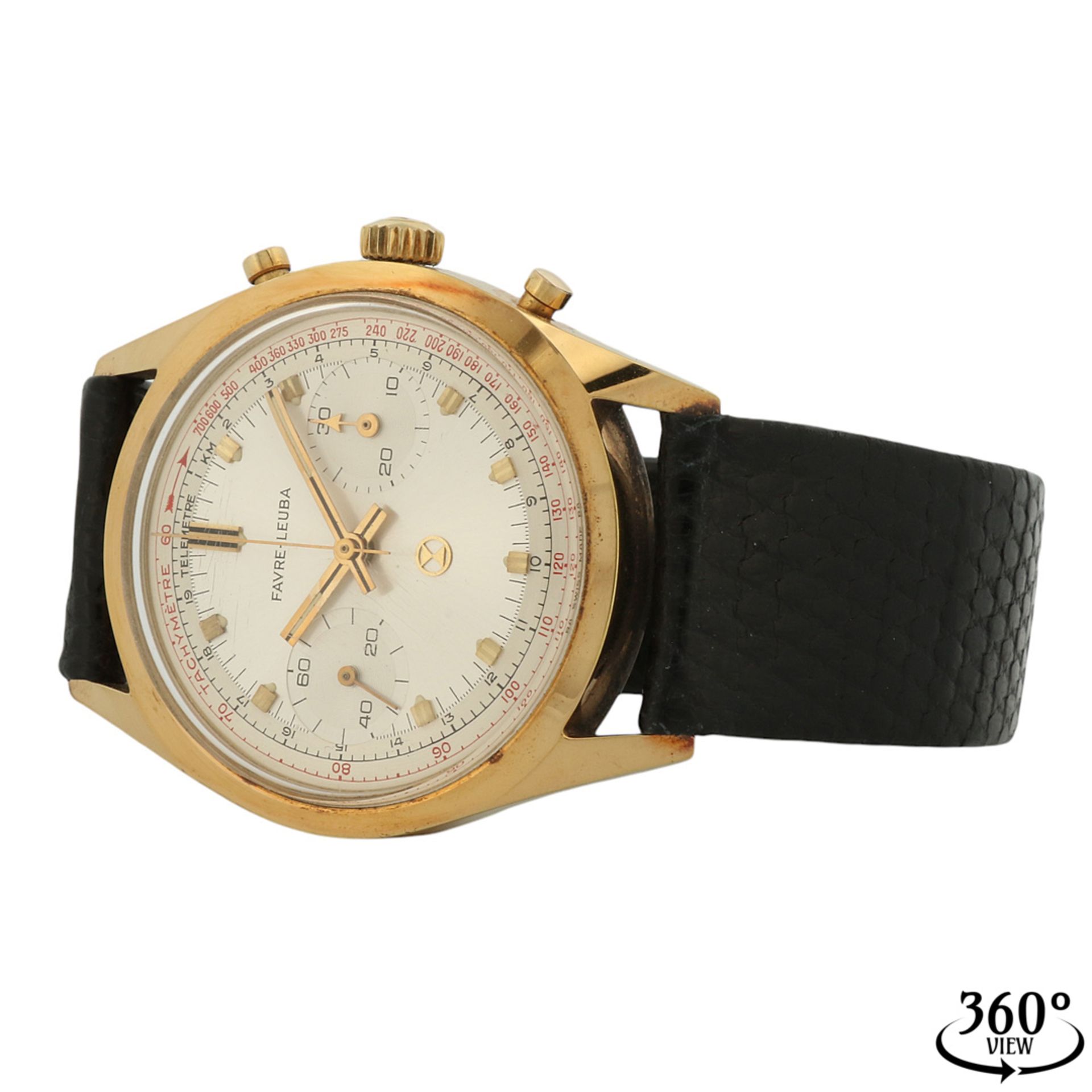 Favre-Leuba Herren Chronograph, um 1960