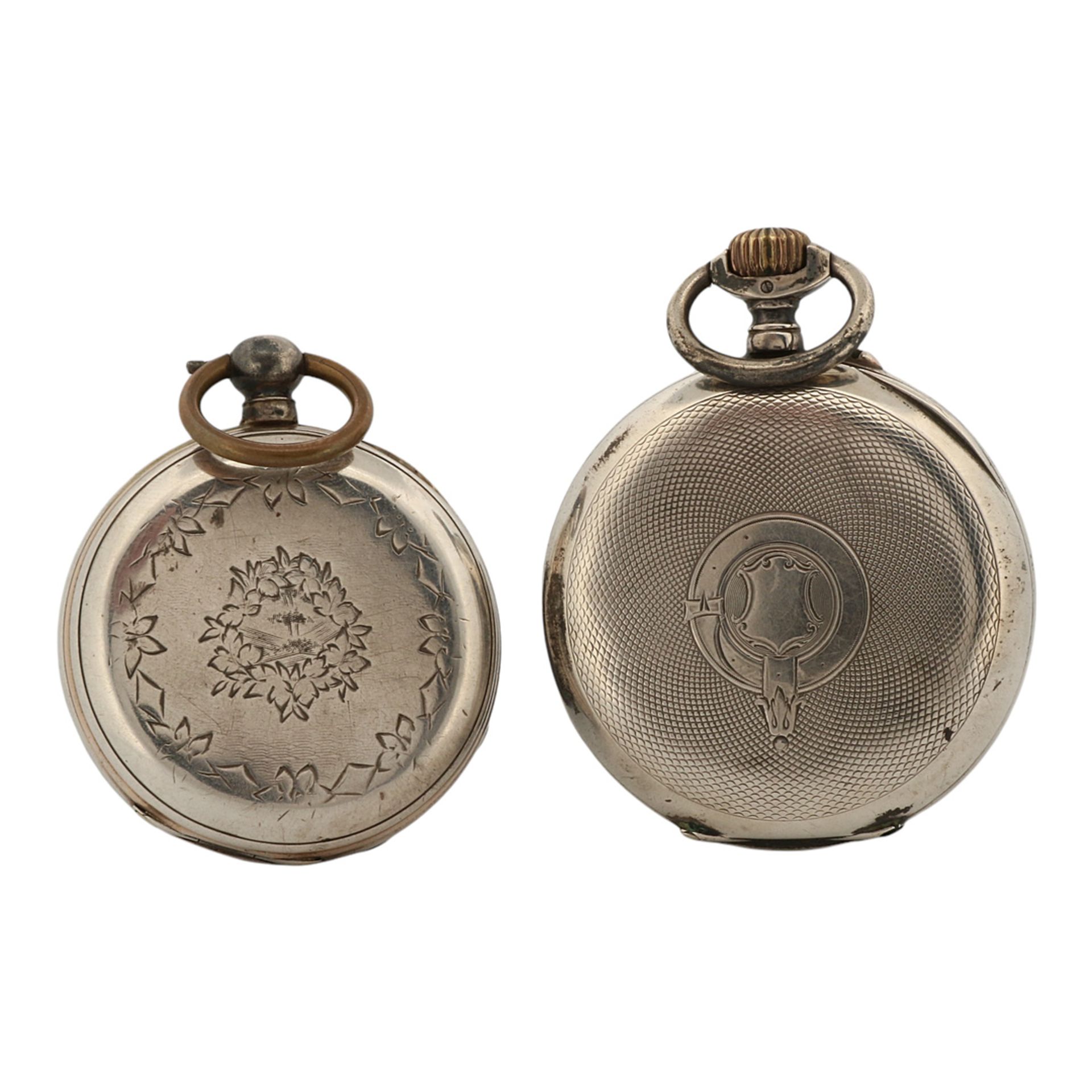 Zwei Taschenuhren, davon eine Union Herrentaschenuhr - Bild 2 aus 2