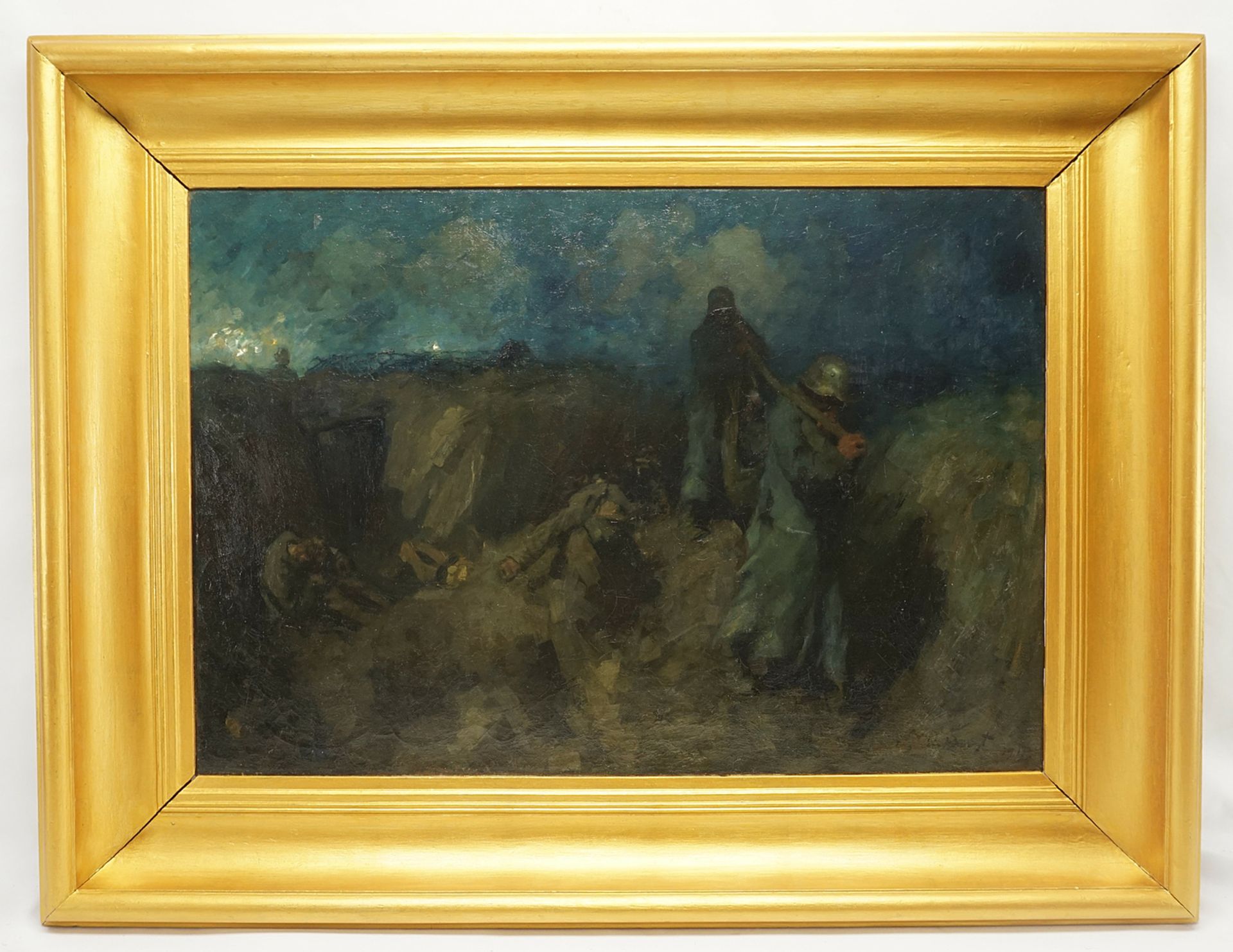 Franz Eichhorst (1885-1948), Trench Scene - Image 2 of 4