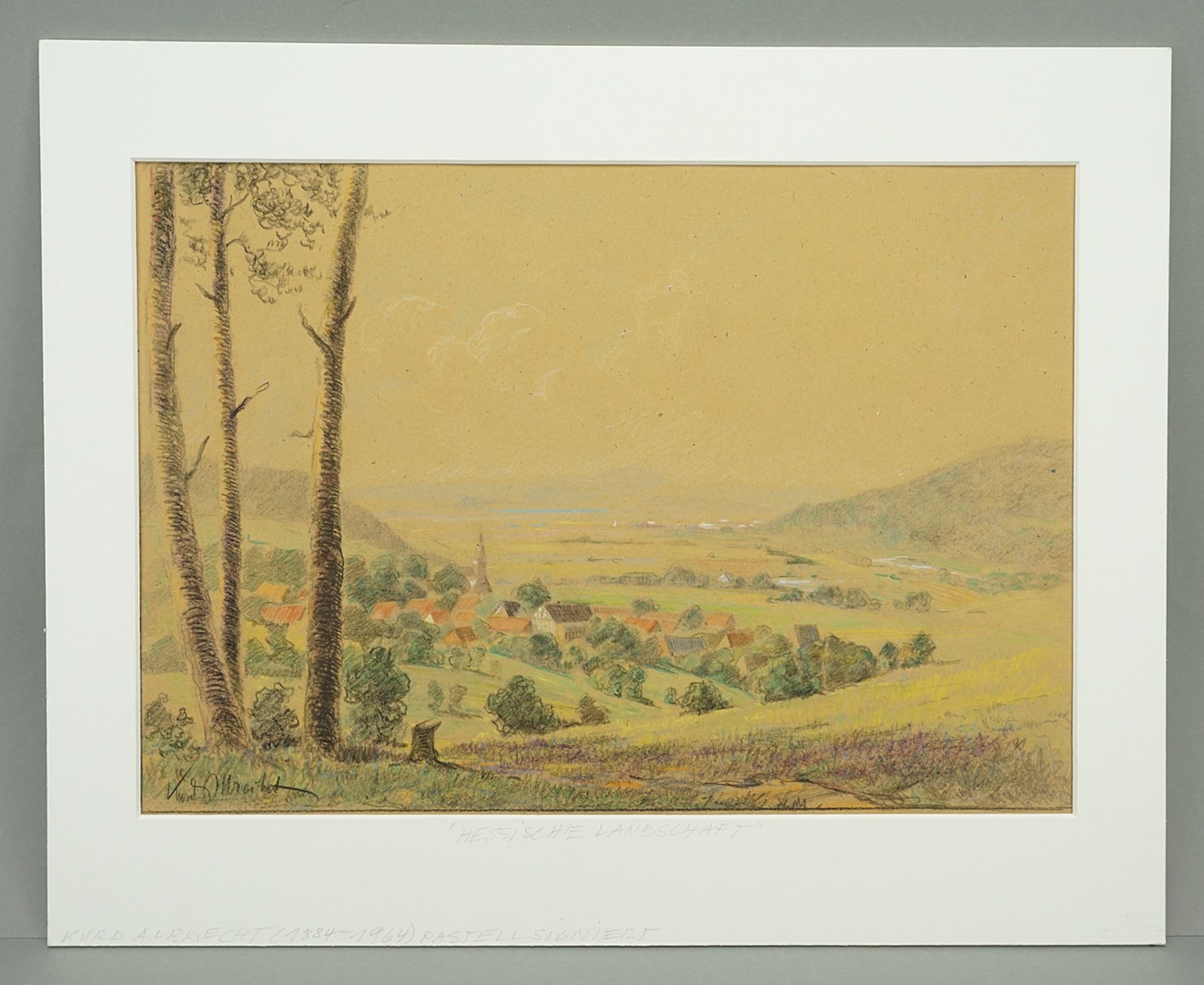Kurd Albrecht (1884-1964), Hessian Landscape - Image 2 of 4