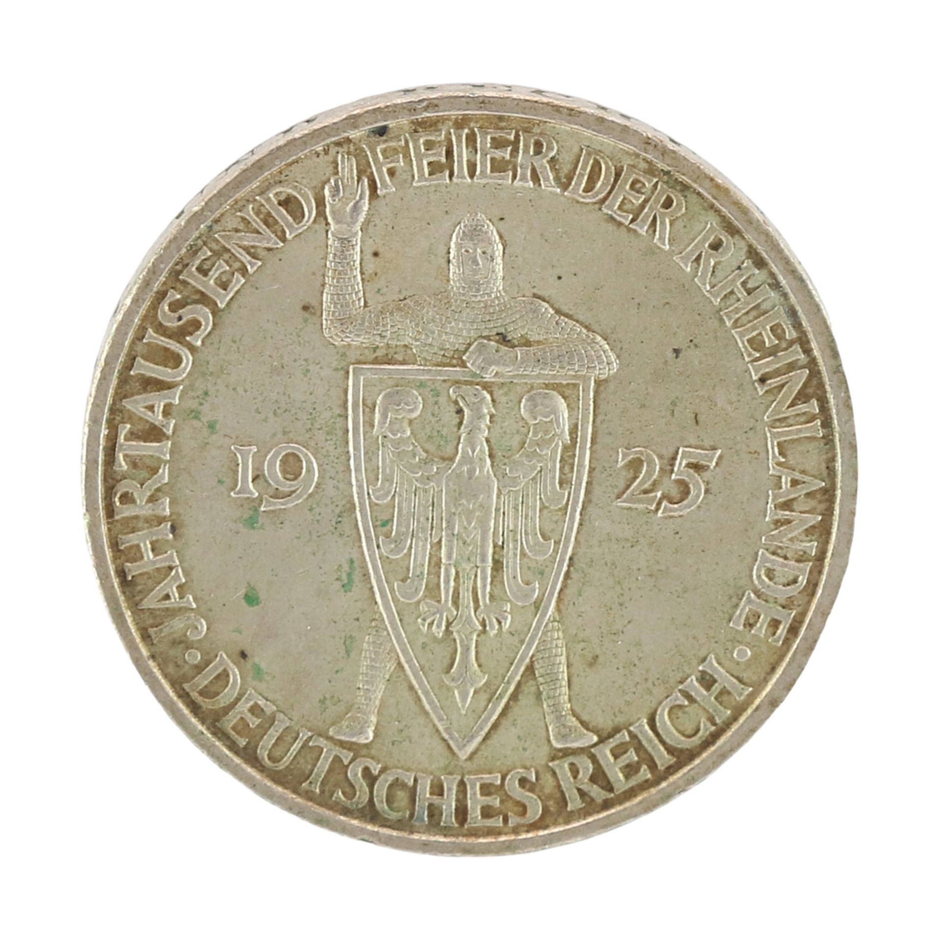 5 Reichsmark, Weimar Republic, Rhineland, 1925