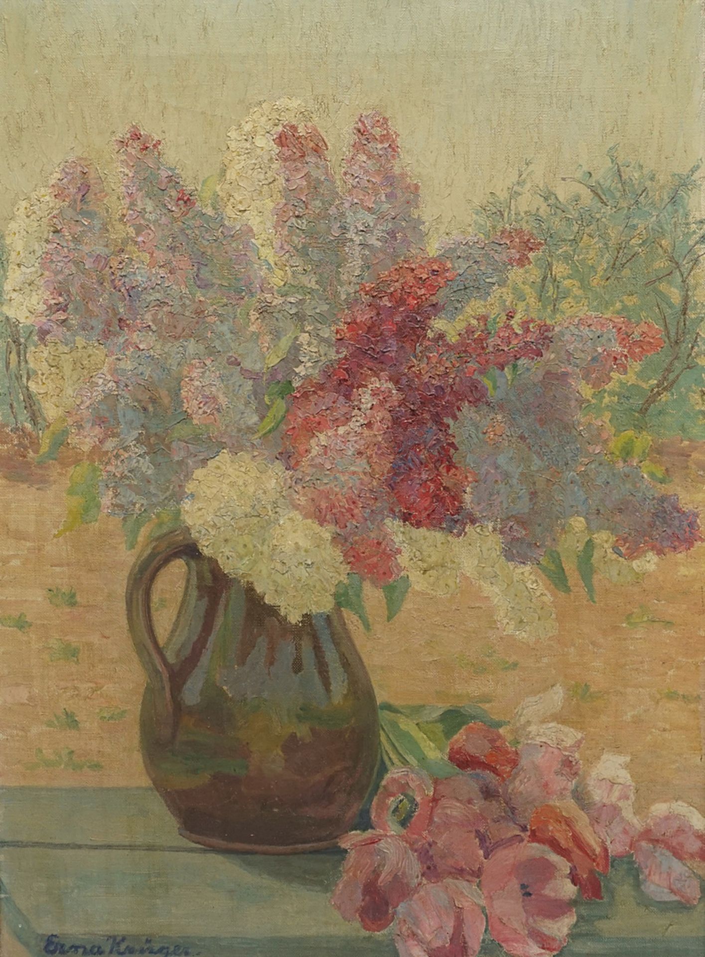 Erna Krüger (1883-1973), Flower still life