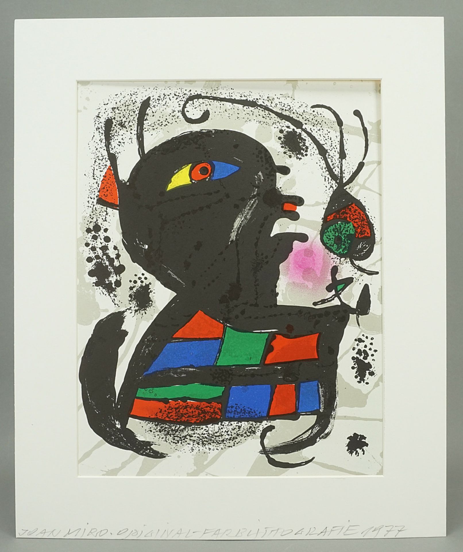 Joan Miró,  "Originallithographie V" - Bild 2 aus 4
